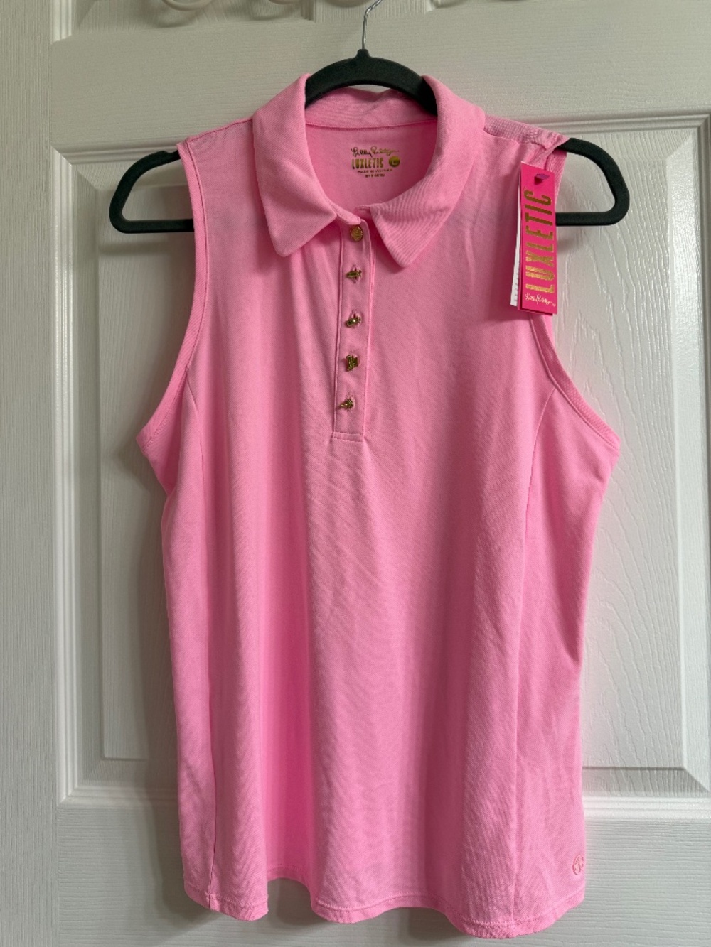 Lilly Pulitzer NWT IMARA Sleeveless Polo size L